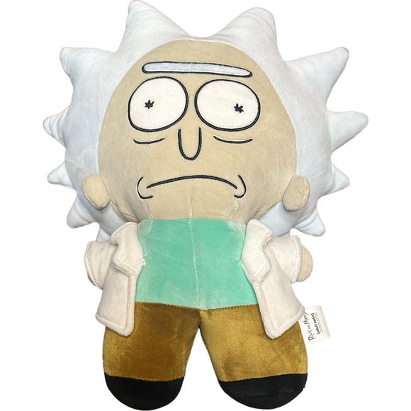 Rick and Morty Adult Swim Stuffed Animal Plush Ideen Large 16” Rare HTF Style - Picture 1 of 9